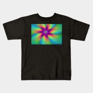 Rainbow swirl Kids T-Shirt